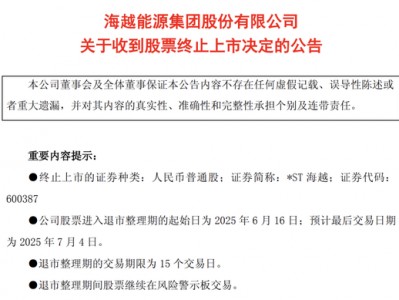 600387，即将退市，又被证监会立案